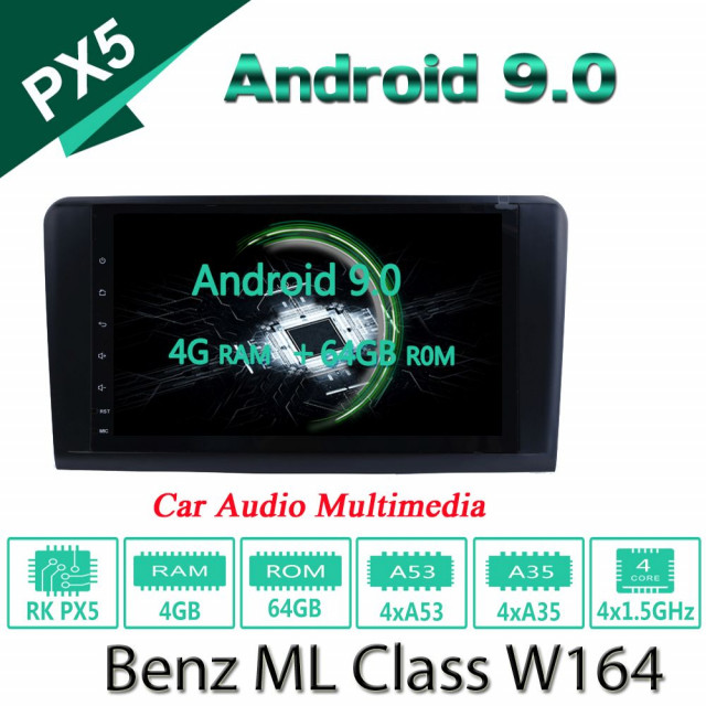 9 Colos Mercedes ML-class Android 9.0 Pie 9CMMA9P