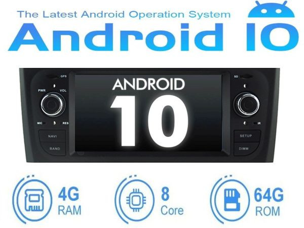 Fiat Punto Android 10.0 OS FPA1O
