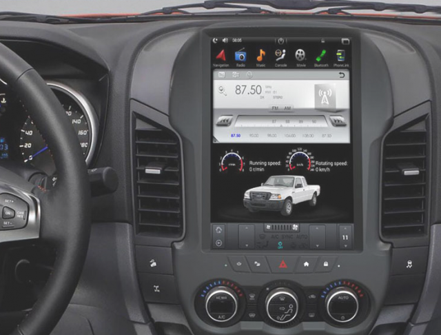 Ford Ranger Android 9.0 Tesla style FRA9TS