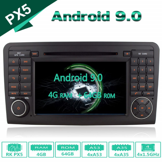 Mercedes ML-class Android 9.0 Pie MMA9P