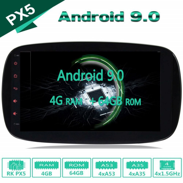 Mercedes Smart Android 9.0 Pie MSA9P