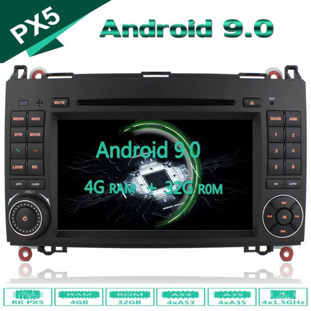Mercedes Vito Multimédia Android 9.0 Pie MVMA9P