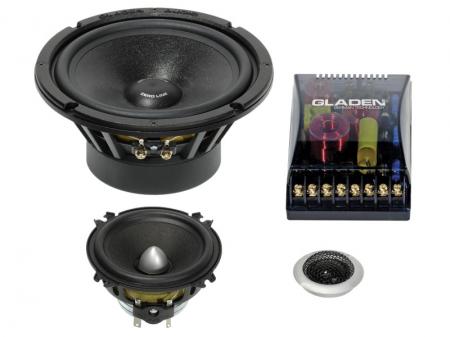 Gladen Audio 16,5cm 120W 3utas komponens szett ZERO PRO 165.3