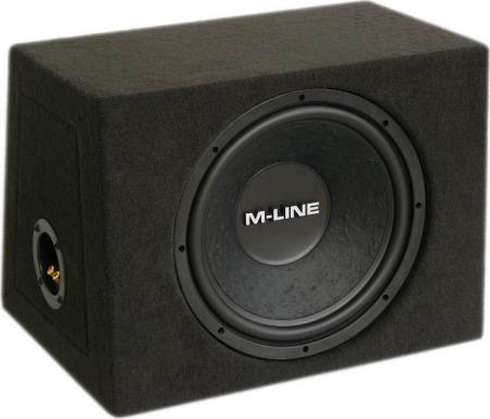 Gladen Audio 30cm 300W dual mélysugárzó zárt ládában M-LINE 12 ZD
