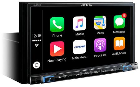 Alpine 7" érintőképernyős Carplay, Android multimédia iLX-702E46