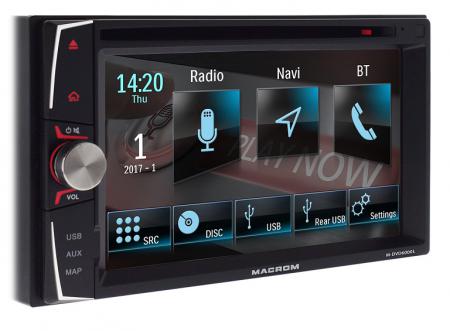 Macrom 6,2" DVD/CD/RW/MP3/WMA/FLAC/MPG/AVI/JPG multimédia M-DVD6000L