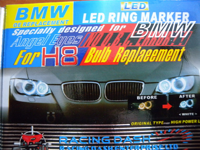 Jégfehér Körhelyzetjelzőt világító LED (Dupla HP Led) KHJVLD-BMW1