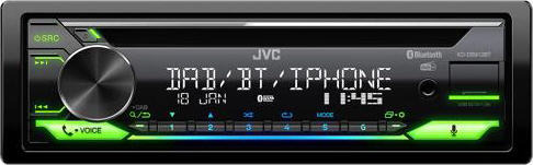 JVC USB/CD/CD-R/CD-RW/MP3/WMA/WAV/FLAC/DAB lejátszó KD-DB912BT