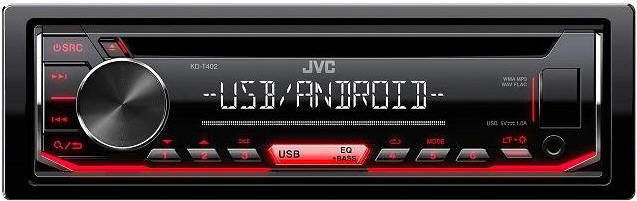 JVC USB/CD/CD-R/CD-RW/MP3/WMA/WAV/FLAC lejátszó KD-T402
