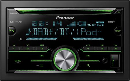 Pioneer MP3/CD/WMA/WAV/FLAC/USB/AUX/BT/DAB fejegység FH-X840DAB