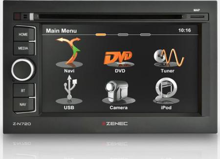 Zenec E>GO multimédiás navigáció univerzális Z-N720